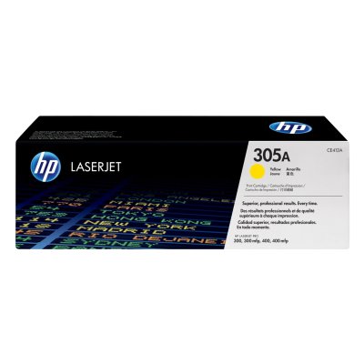 HP Cartouche Toner N&deg;305A Jaune