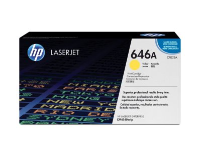 HP  Cartridge No 646A 646A  646A Yellow Gelb (CF032A)