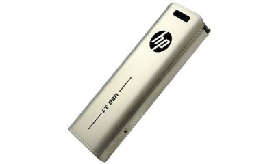 HP  cl&eacute; USB 3.1 x796w 128 Go, Design Push and Pull, Finition m&eacute;tallique