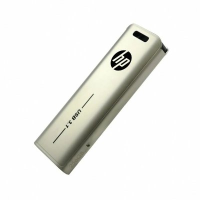 HP  Cl&eacute; USB 3.1 x796w 256 Go, Design Push and Pull, Finition m&eacute;tallique