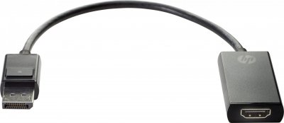 HP  displayport to hdmi true 4k adapter noir 