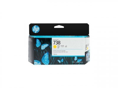 HP  Original Cartouche d'encre 738 - Jaune 130ml (498N7A)