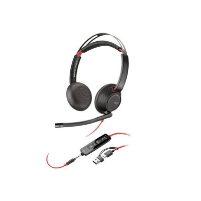 POLY HP  Blackwire C5220 USB-C et st&eacute;r&eacute;o 3,5 mm
