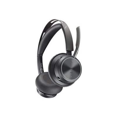 POLY HP  Micro-casque  Voyager Focus 2 USB-C-C + adaptateur USB-C/A
