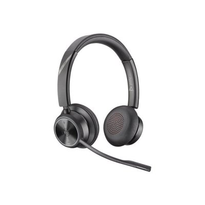 POLY Hp Savi 7320 Office S7320-m Stereo Voip Headphones Argent&eacute;