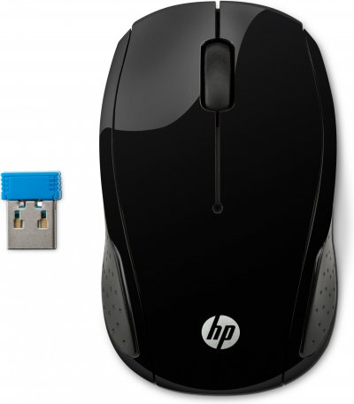 HP  Souris Wireless 200 X6W31AA - Noir