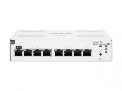 HP E Aruba Instant On 1830 8G Switch - Commutateur - intelligent - 8 x 10/100/1000 - de bureau