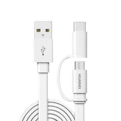HUAWEI  AP55 Original Type-C/microUSB Data Cable - White Normal