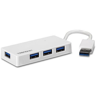 TRENDNET Hub FireWire/USB -  TU3-H4E - Mini HUB USB 3.0 &agrave; 4 ports