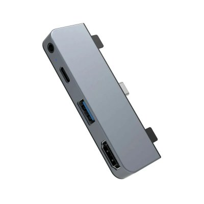 HYPER Hub usb-c 4-en-1 pour ipad pro air 2020 (gris) HD319E-GREY