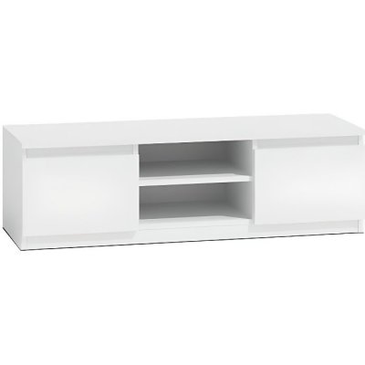 HUCOCO  - Meuble tv moderne pour salon 120 cm - Blanc