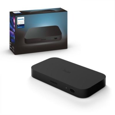PHILIPS HUE Hue Play Sync Box - Bo&icirc;tier de synchronisation HDMI pour TV et PC