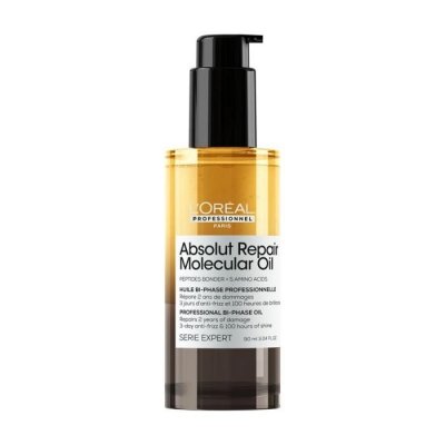 L OREAL PROFESSIONNEL Huile Bi-Phase R&eacute;paratrice Absolut Repair Molecular 90ml E4451100