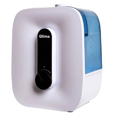 QLIMA Humidificateur Ultrasonique 23 W Blanc Brumisateur Diffuseur d'Ar&ocirc;me