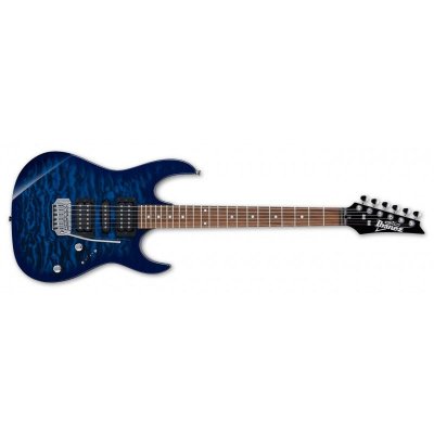 IBANEZ  Grx70qa-Tbb - Transparent Blue Burst - Guitare &Eacute;lectrique
