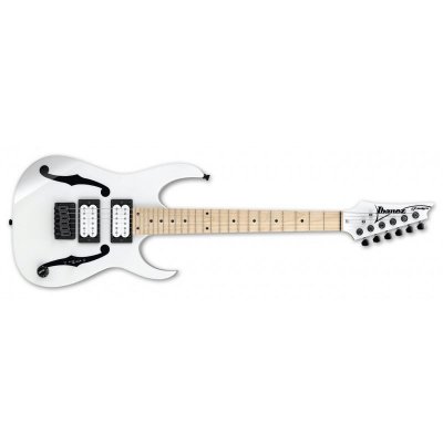 IBANEZ  Paul Gilbert Pgmm31-Wh Blanche - Guitare &Eacute;lectrique