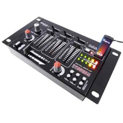 LOTRONIC Ibiza DJ21USB-MKII Table de mixage Noir