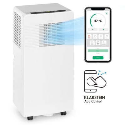 KLARSTEIN Iceblock Ecosmart 7 climatiseur 3-en-1 7000 BTU Contr&ocirc;le par application blanc 