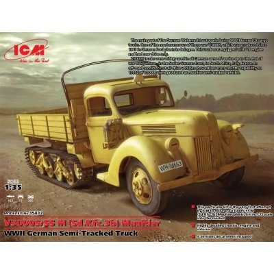 ICM  35412&ndash;1/35&nbsp;V3000s/SSM, sp&eacute;cial Automobile 3B, Mule
