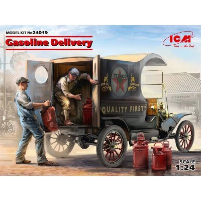 ICM  Livraison d'essence, voiture de livraison mod&egrave;le T 1912 avec 2 fi