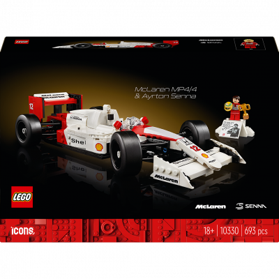 Icons 10330 - V&eacute;hicule Mc Laren MP4/4 + Figurine Ayrton Senna