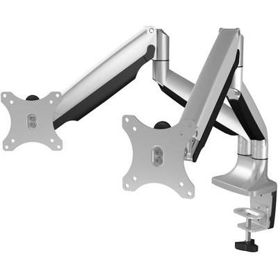 ICY BOX  Dual-Monitorhalterung, IB-MS504-T - Silber
