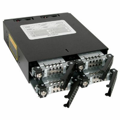 ICY DOCK  MB994SK-1B Obturateur de baie de lecteur Noir, Cadrage