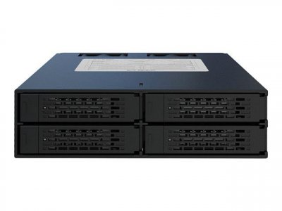 ICY DOCK  MB994SP-4S Obturateur de baie de lecteur Noir, Cadrage