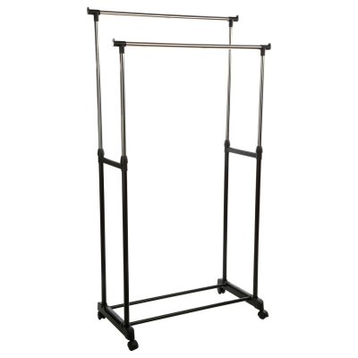 ID Space - Penderie double portant mobile - 84 x H. 96/170 cm
