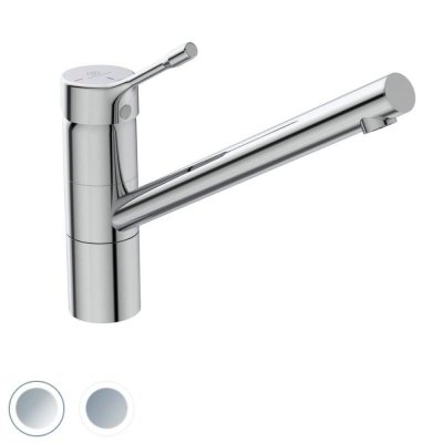 IDEAL STANDARD  BC295AA Ceralook Mitigeur d'&eacute;vier &agrave; bec orientable Chrom&eacute;