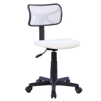 Idimex Chaise de bureau pour enfant MILAN, blanc