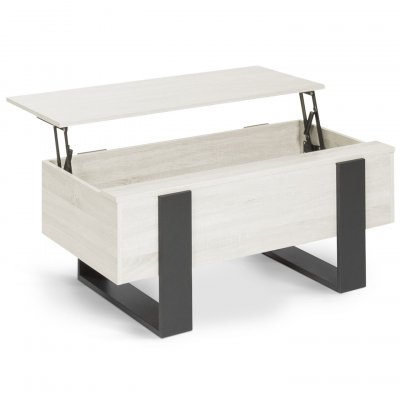 Idmarket - Table basse plateau relevable phoenix bois gris - Gris