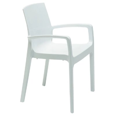 Igap Cream Chaise, Polypropyl&egrave;ne, Multicolore, 51 x 58 x 82 cm