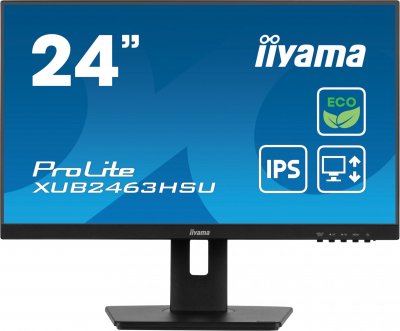 IIYAMA  60.5cm (24"") XUB2463HSU-B1 16:10 HDMI+DP+2xUSB XUB2463HSU-B1