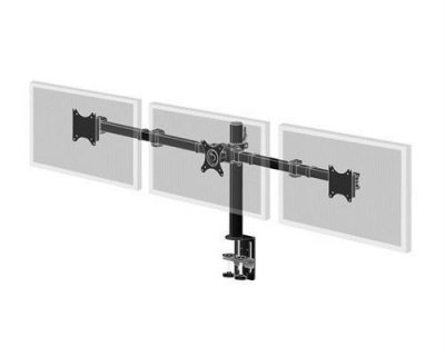 IIYAMA  DS1003C-B1 - pied - bras r&eacute;glable - pour 3 moniteurs - noir