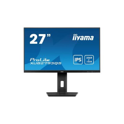 IIYAMA  Prolite Xu2793qs-b6 &Eacute;cran Plat De Pc 68,6 Cm (27"") 2560 X 1440 Pixels 2k Ultra Hd Led Noir