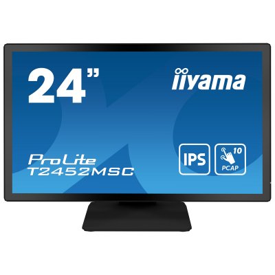 IIYAMA  T2452MSC-B1 24inch IPS FHD PCAP 10P Touch Flat T2452MSC-B1