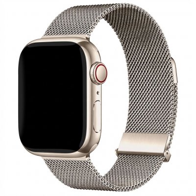 IMOSHION  Bracelet magn&eacute;tique milanais Apple Watch  38/40/41/42 mm - Starlight