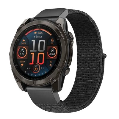 IMOSHION  Bracelet QuickFit&reg; en nylon Garmin Watch  22 mm aansluiting - Noir