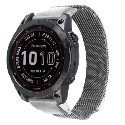 IMOSHION  Bracelet QuickFit&reg; Milanais Garmin Watch  20 mm aansluiting - Argent