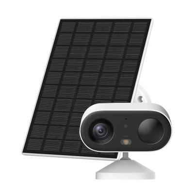 IMOU  Cam&eacute;ra Connect&eacute;e Wi-Fi 3MP 2K Mod&egrave;le Cell Go Full Color avec Panneau Solaire Blanc