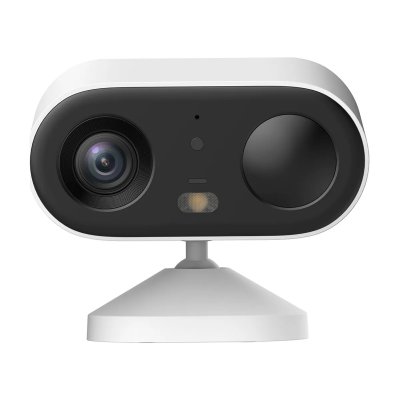 IMOU  Cam&eacute;ra WiFi QHD 3MP Int&eacute;rieure & Ext&eacute;rieure Cell Go Color Detection Humain Blanc