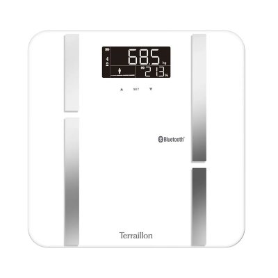 TERRAILLON Imp&eacute;dancem&egrave;tre connect&eacute;  X-Line Connect 15403 Blanc