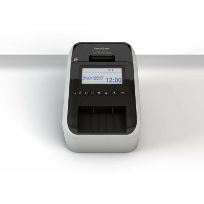 BROTHER Imprimante d'&eacute;tiquettes pour la gestion des visiteurs avec Wi-Fi, r&eacute;seau Ethernet et Bluetooth