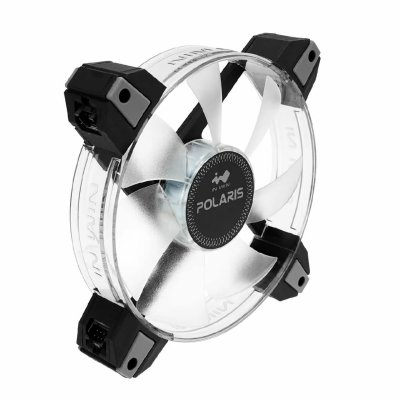 IN WIN  Polaris RGB - Ventilateur ch&acirc;ssis - 120 mm - noir, transparent
