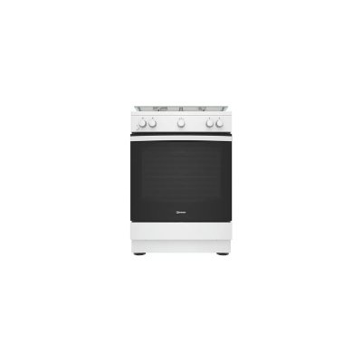 INDESIT  Is67g1kmw/e/1 Cuisini&egrave;re Gaz Noir, Blanc A+ 
