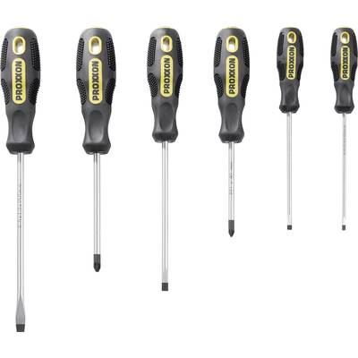 PROXXON Industrial FLEX-DOT pour latelier Jeu de tournevis 6 pi&egrave;ces vis &agrave; fente, vis Pozidriv
