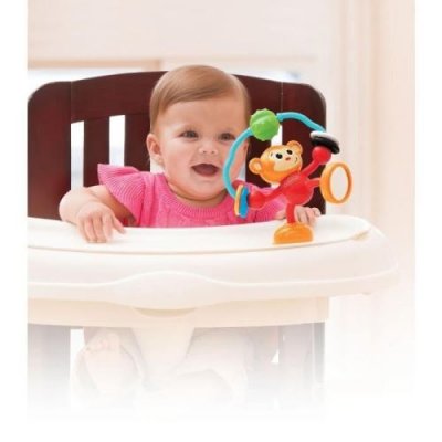 INFANTINO  Hochet Singe &agrave; Ventouse Pour Chaise Haute