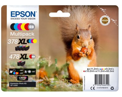 EPSON Ink/378xl+478xl Squirrel Cmykrg Sec 