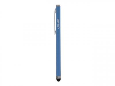 INLINE  55467b Stylet pour &eacute;cran Tactile Smartphone et Tablette Bleu